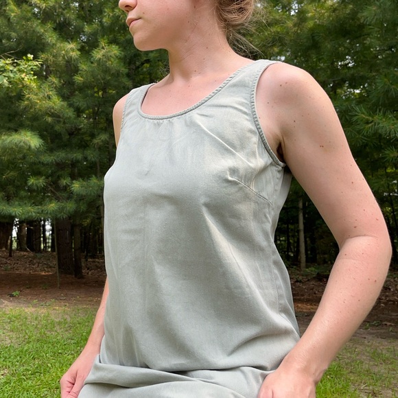 90s Green Maxi Tank Dress - Picture 7 of 13